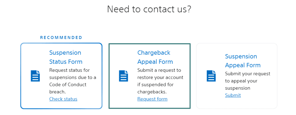 playstation chargeback appeal form